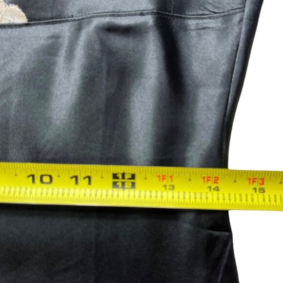 One Step Up Y2K Style Camisole Tank Top Black w/ Lace Trim Size Juniors Medium - Picture 9 of 11